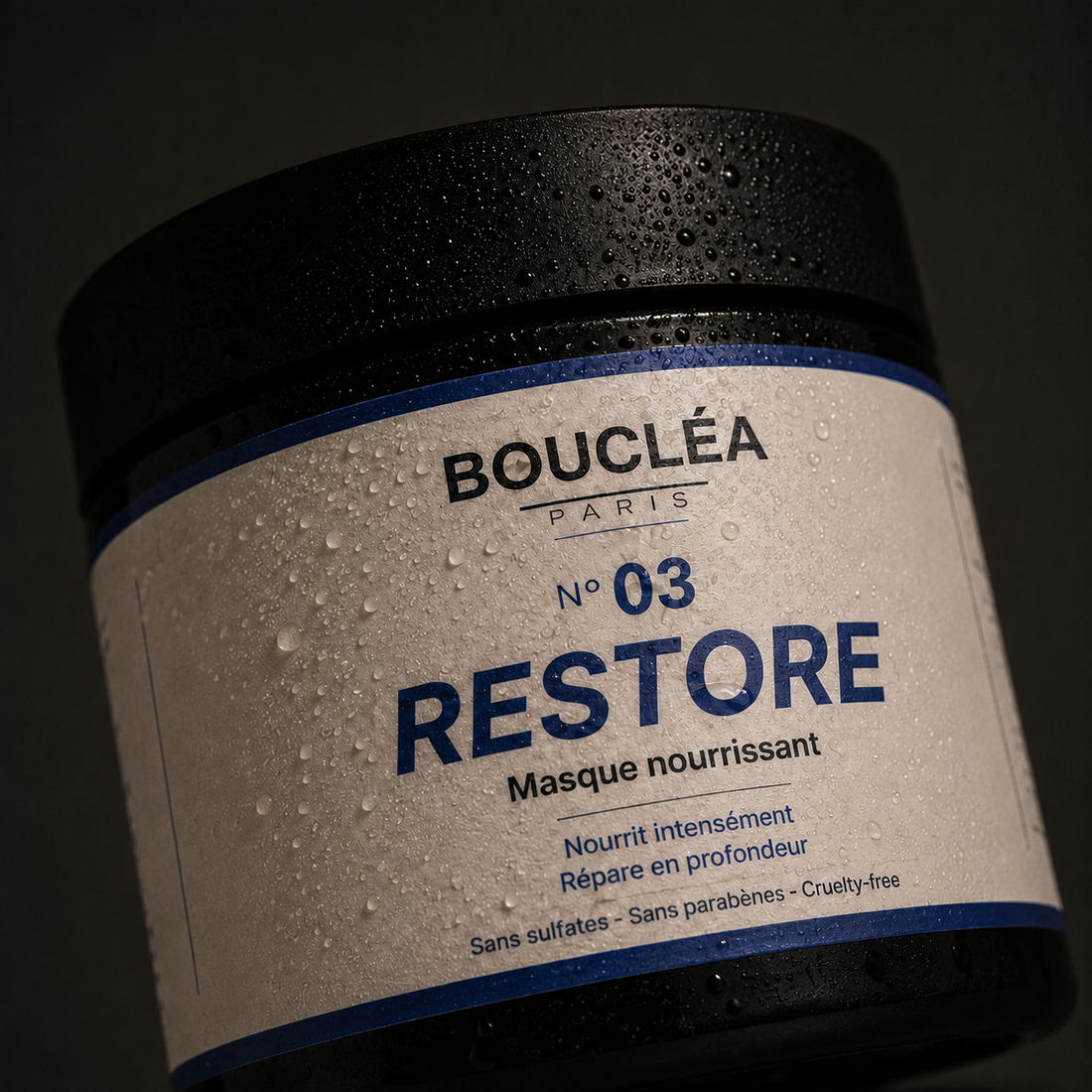 Masque RESTORE pour démêler les cheveux bouclés sans les casser